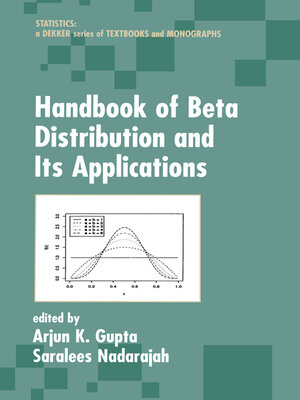 cover image of Handbook of Beta Distribution and Its Applications